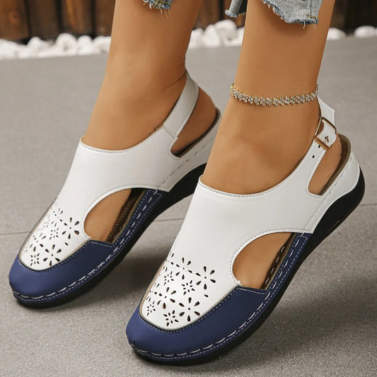 Heike | Soft Wedge Sandals with Adjustable Strap