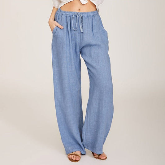 Enara | Wide-Leg Pants with Drawstring Waist