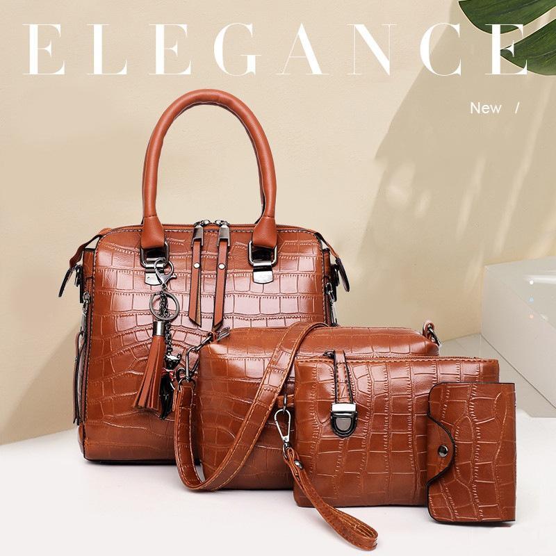 Hannah | Coordinated 4-Piece Handbag Set