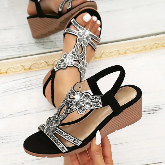 Rachel | Stylish Sandals for Women with Elastic Heel Strap
