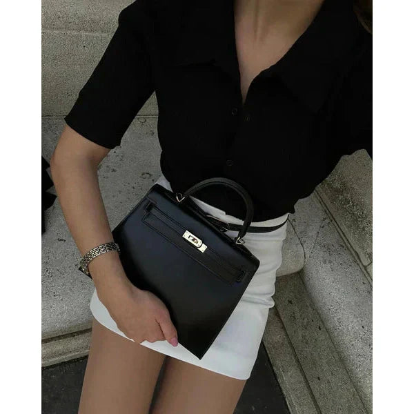 Kristin | Elegant Handcrafted Leather-Look Tote
