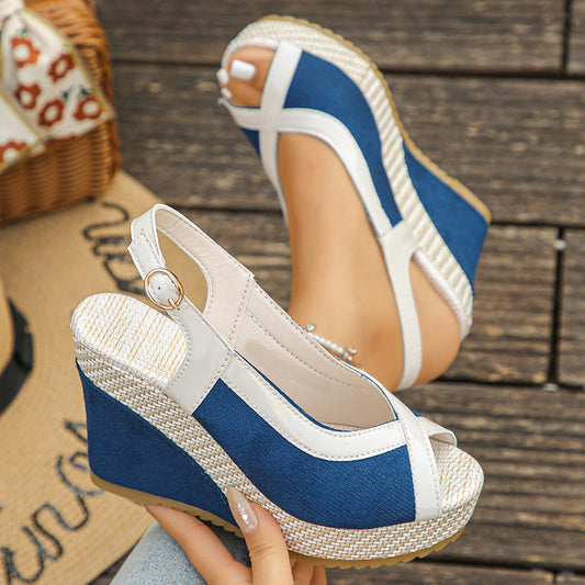 Renata | Wedge Sandals with Open Toe