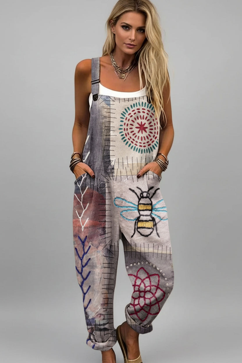 Whitehaven Beach | Relaxed Wide-Leg Overalls