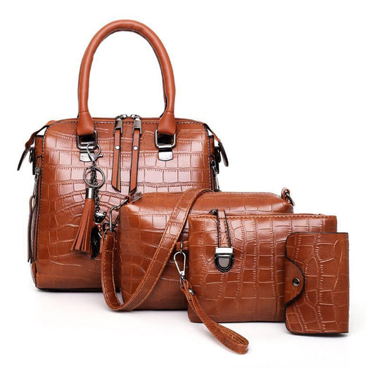 Hannah | Coordinated 4-Piece Handbag Set