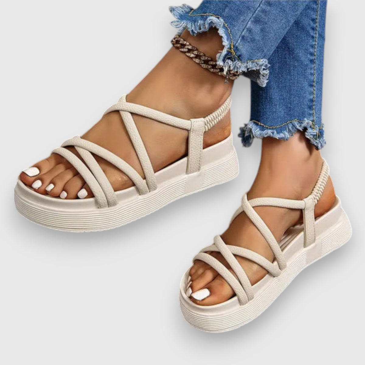 Hilda | Glamorous Sandals with Platform Design