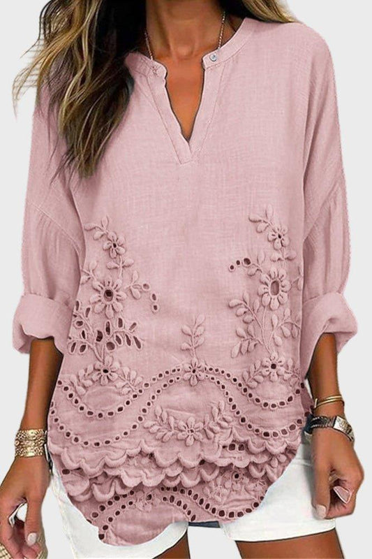 Amalie Boho Print Blouse for Women