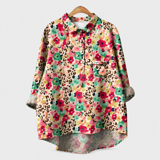 Anke | Multicolour Print Blouse