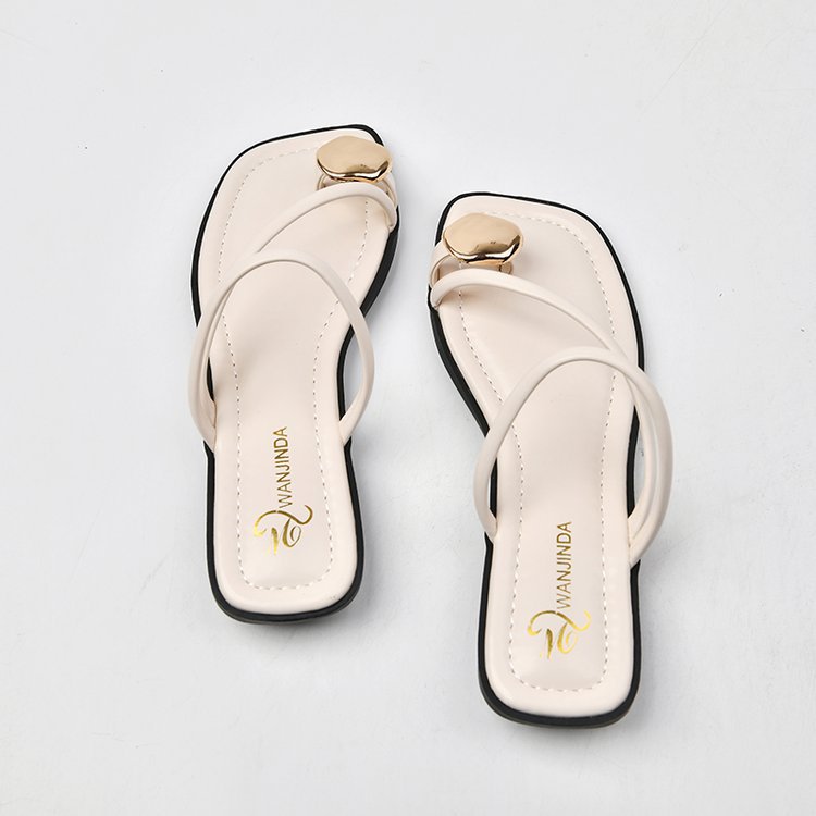 Inga | Strappy Sandals with Metal Accent