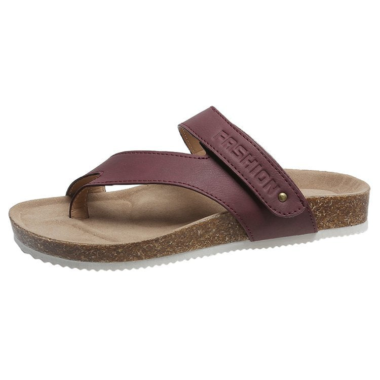 Clara | Toe-Post Sandals with Cork Footbed
