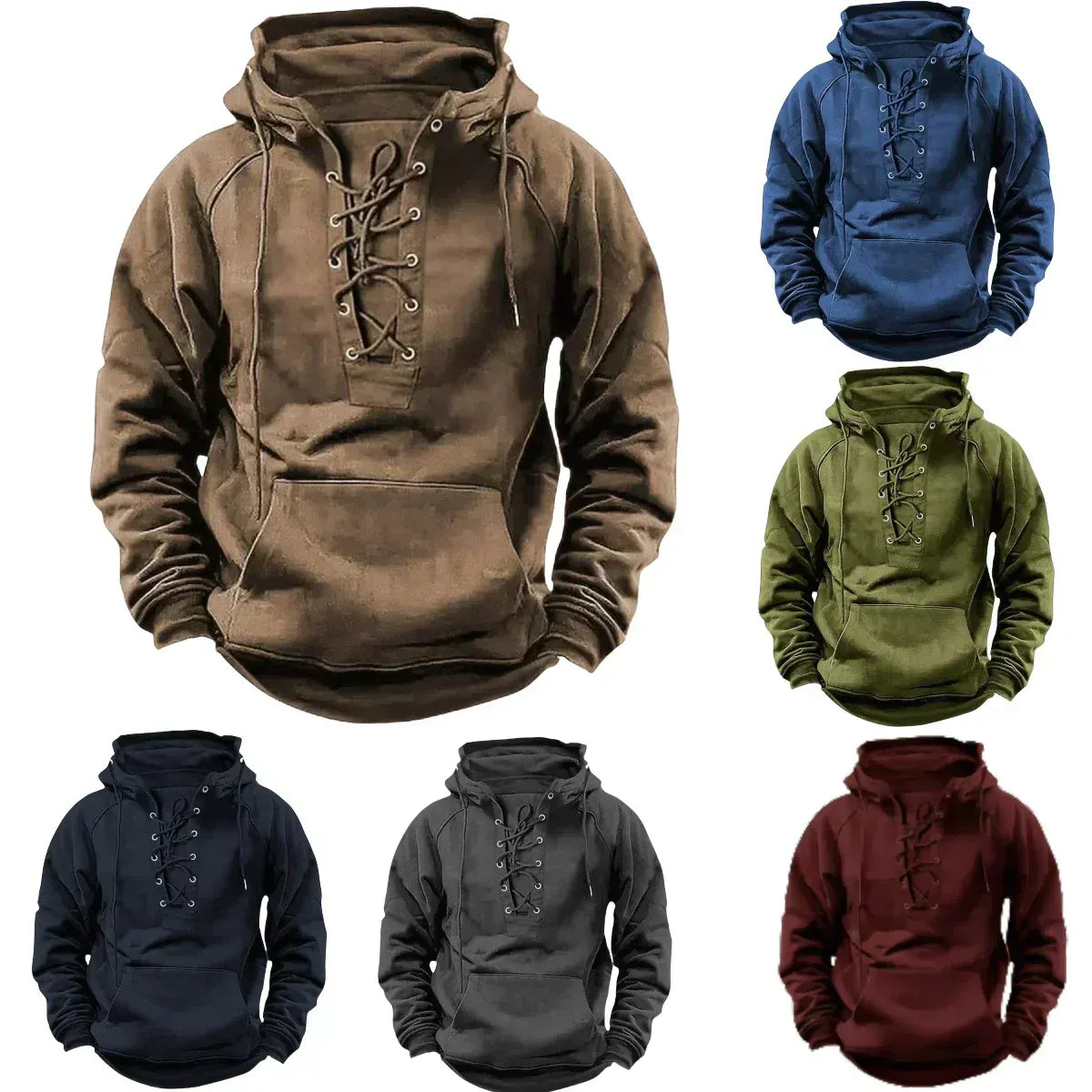 Hunter | Rugged Fleece Winter Hoodie for Men