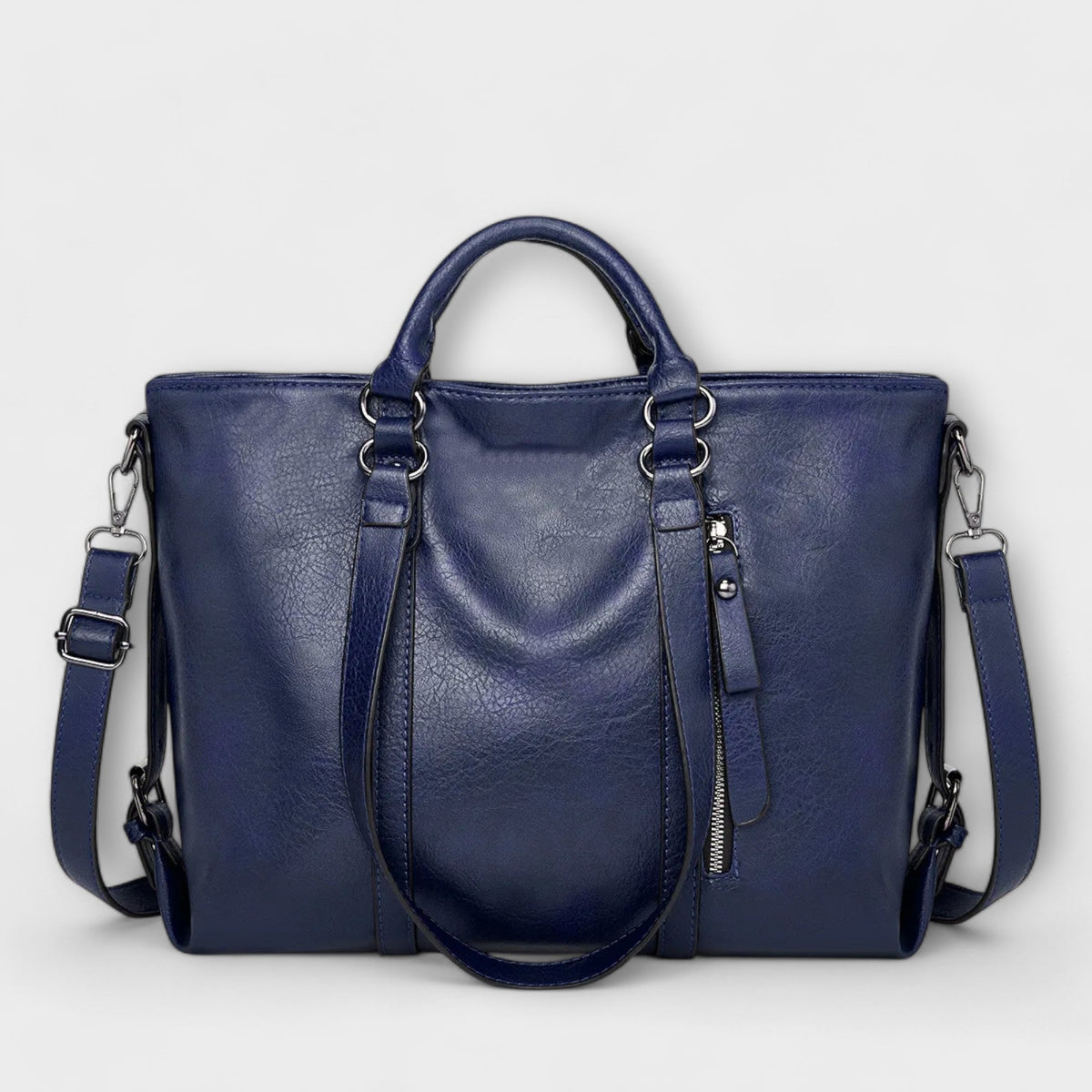 Agnes | Large Leather-Look Bag