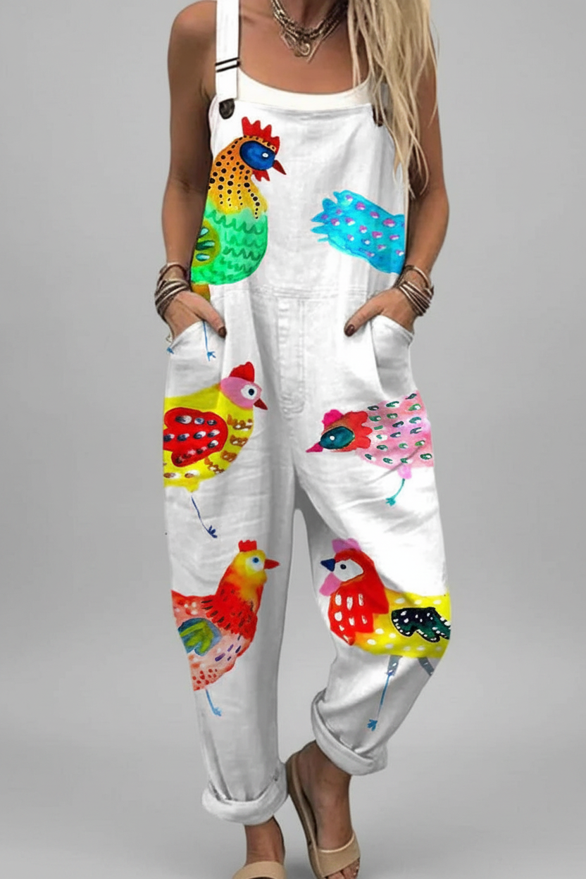Esperance | Relaxed Wide-Leg Overalls