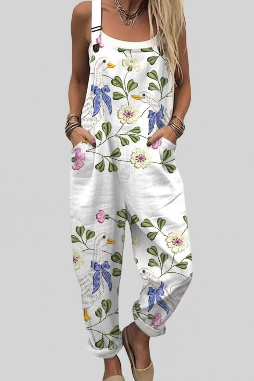 Phillip Island | Relaxed Wide-Leg Overalls