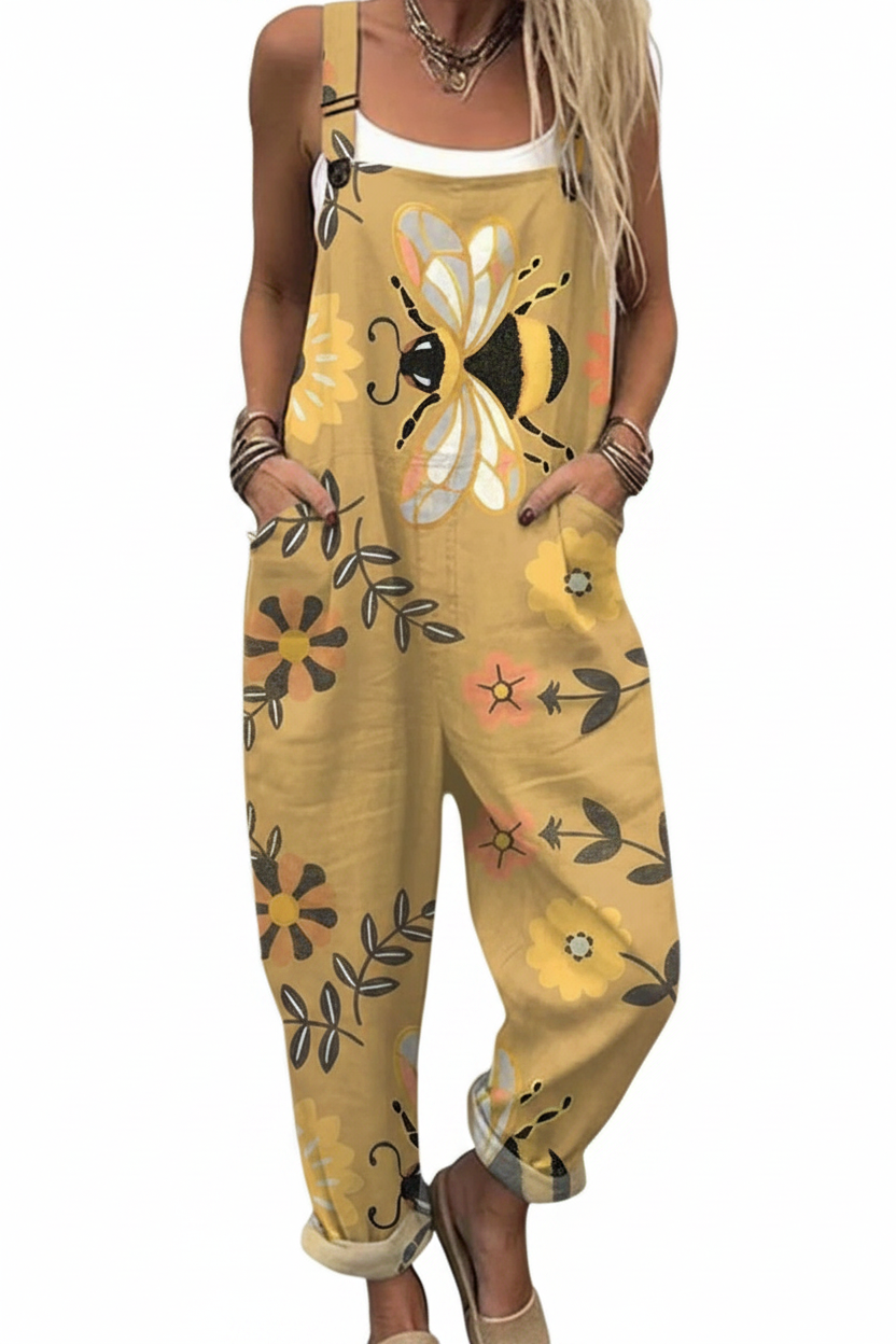 Blue Mountains | Relaxed Wide-Leg Overalls