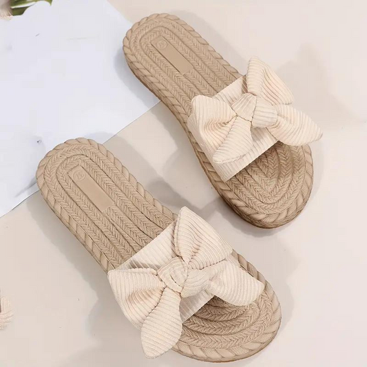 Rita | Slip-On Mules with Bow