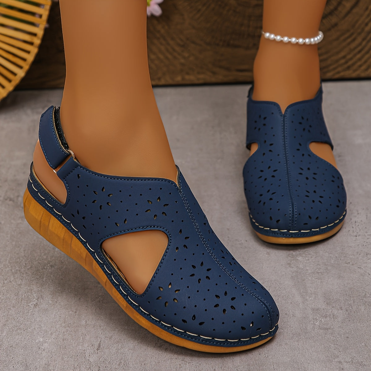 Beatrice | Fashionable Sandals for Women with Round Toe and Wedge Heel