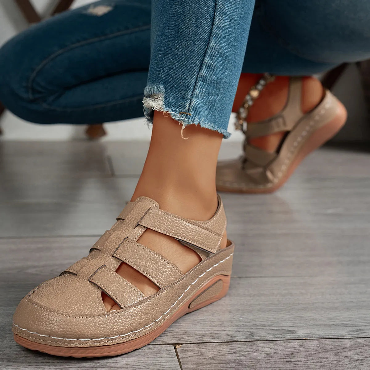 Gerta | Fashionable Sandals for Women with Supportive Sole