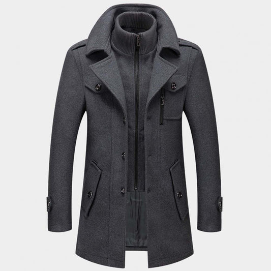 Tommy | Elegant Long Winter Jacket for Men