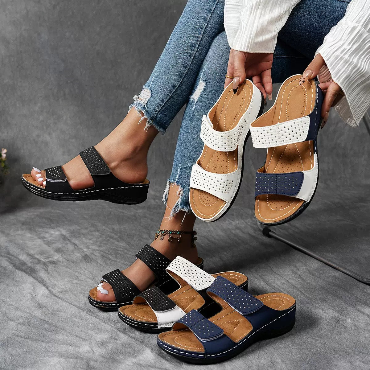 Christiane | Comfort Sandals with Orthopaedic Footbed