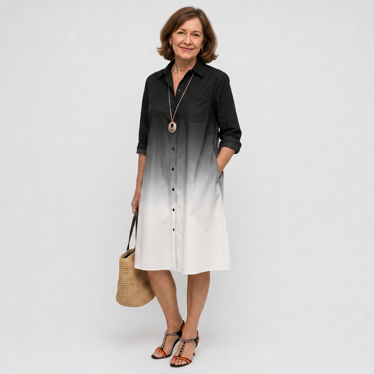 Sybilla | Elegant Shirt Dress for Warm Summer Days