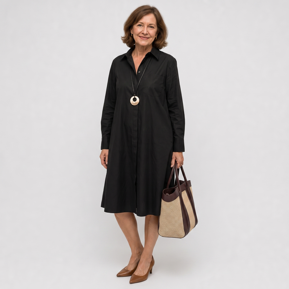 Monica | Timeless Shirt Dress with Elegant Silhouette
