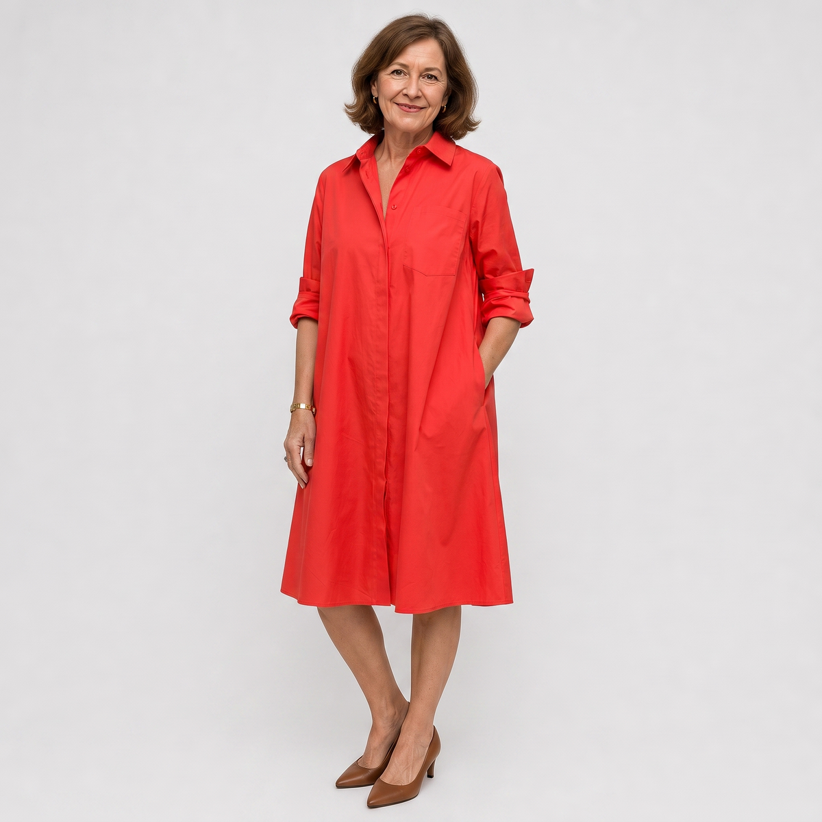 Astrid | Comfortable Shirt Dress in Soft Quality