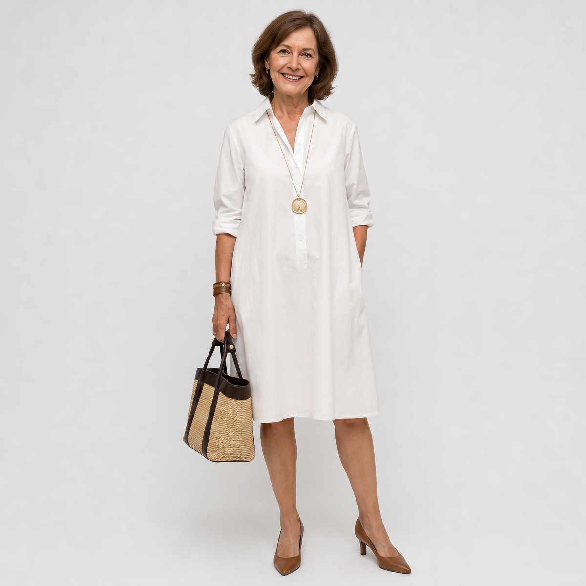 Lise | Light Shirt Dress with Flowing Cut