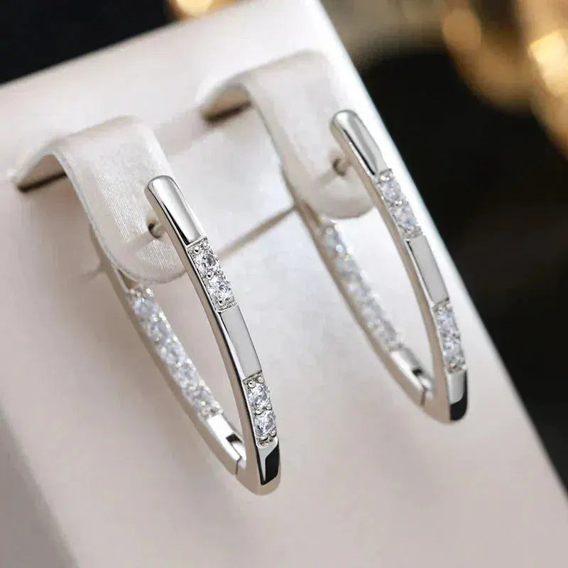 Elizabeth | Cubic Zirconia Elegant Stud Earrings
