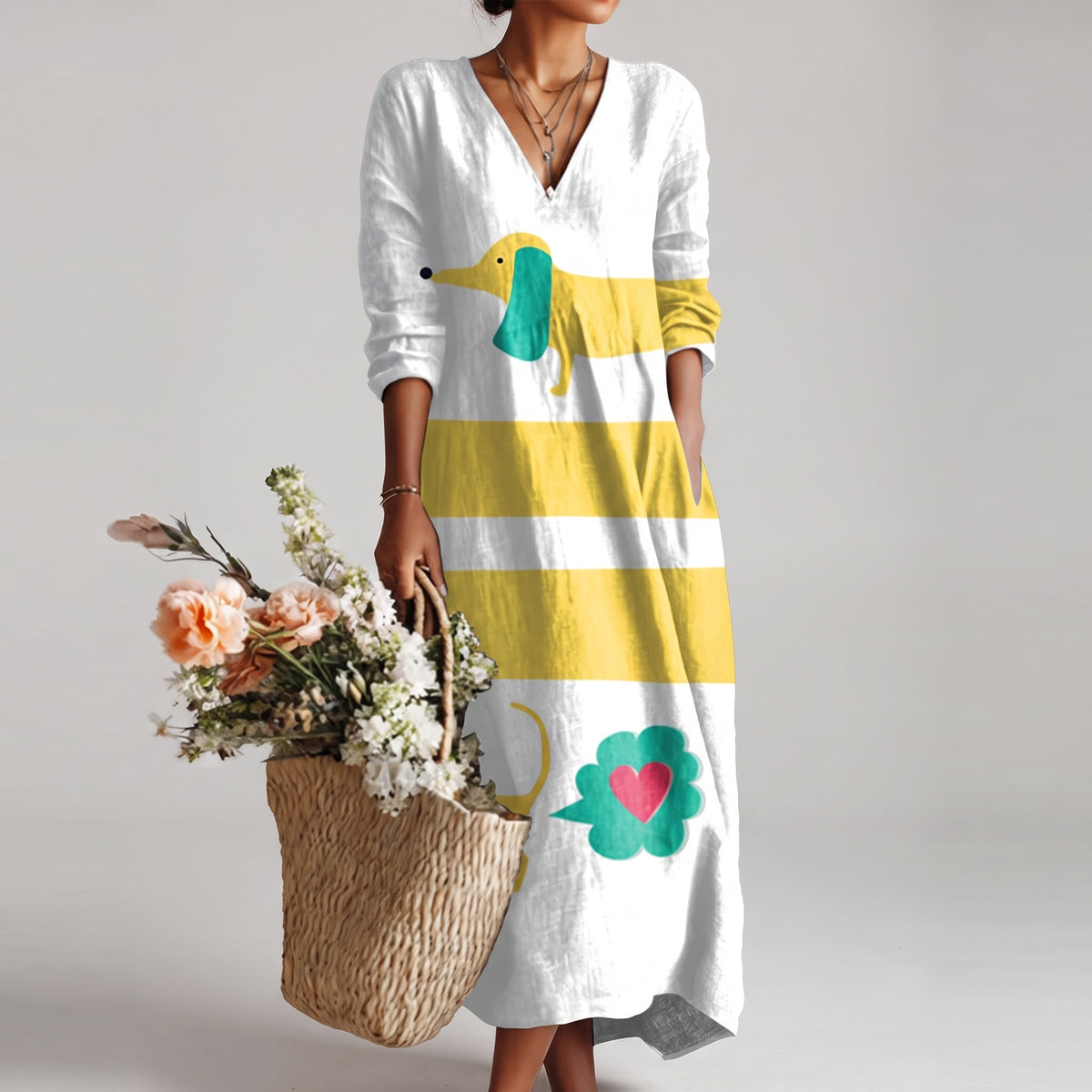 Constanza | Light Spring Midi Dress