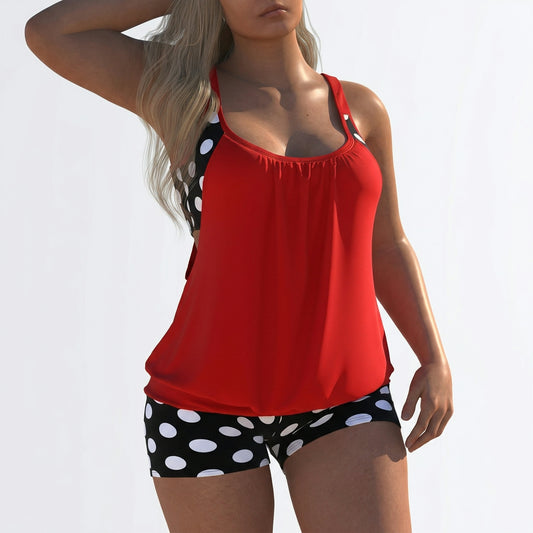Bobbie | Two-Piece Tankini for Women with Polka Dot Pattern