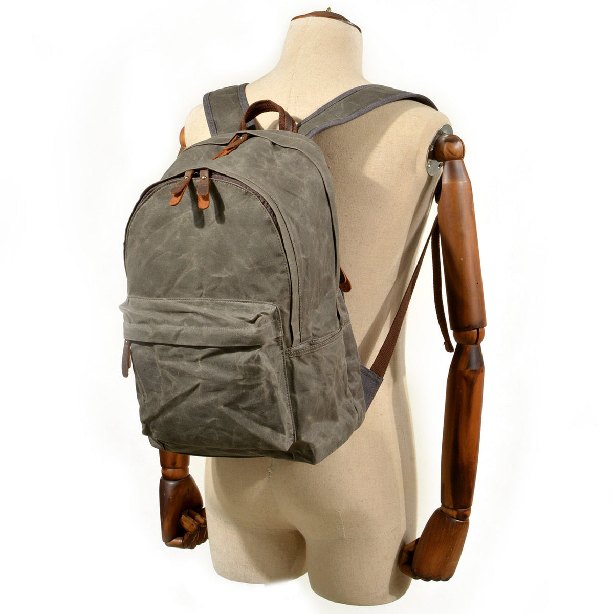 Fremantle waxed canvas backpack — Beverley Lane