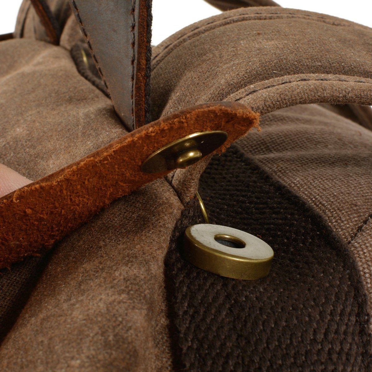 Invercargill waxed canvas rolltop backpack — Beverley Lane