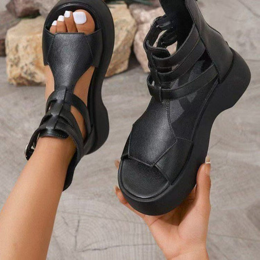 Dana | Fashionable Orthopaedic Sandals with Wedge Heel and Platform