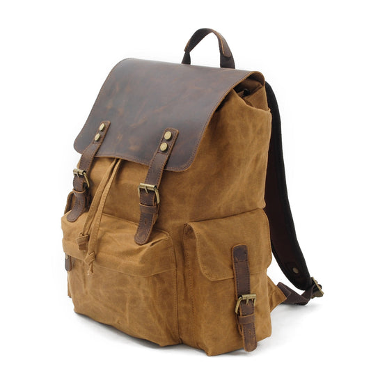 Auckland waxed canvas backpack — Beverley Lane