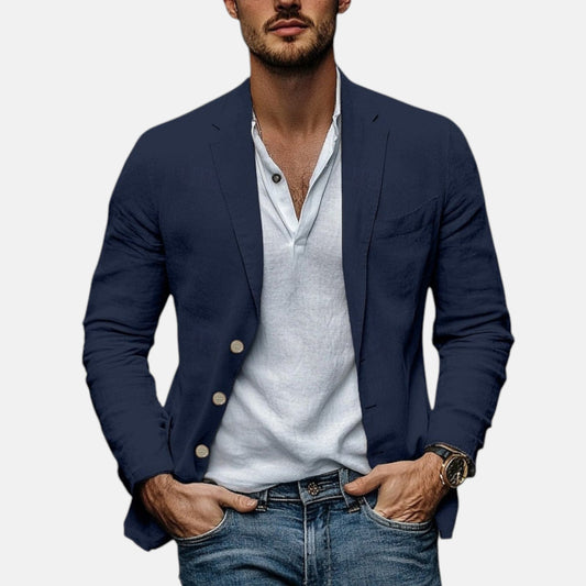 Renzo | Elegant Lightweight Linen Summer Blazer for Men
