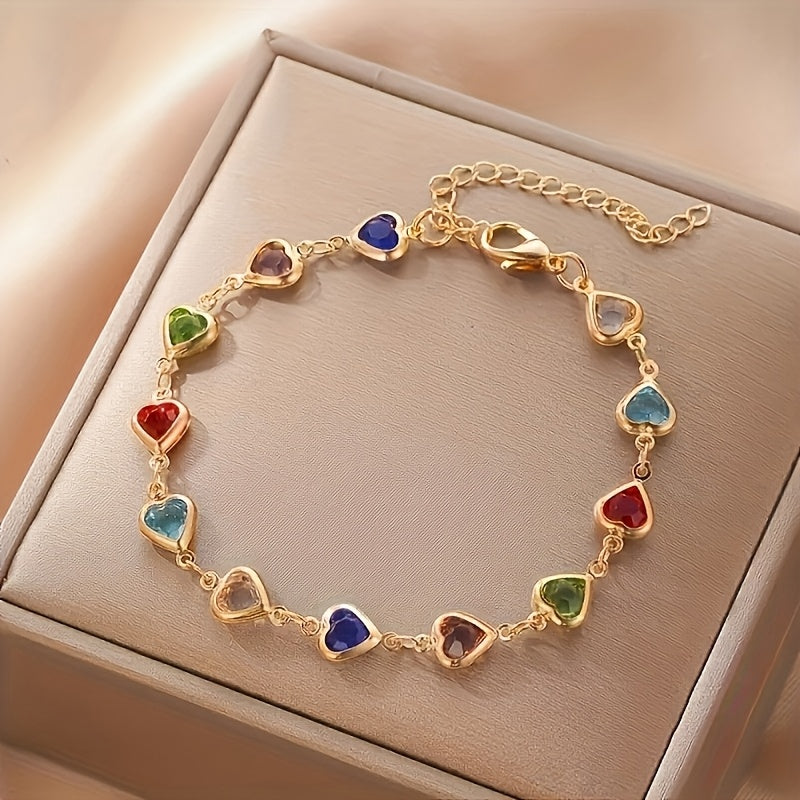Antonella | Heart Charm Bracelet