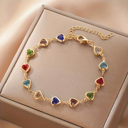 Antonella | Heart Charm Bracelet