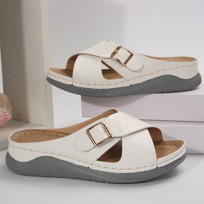 Katrina | Comfortable Orthopaedic Slippers in Quality Faux Leather