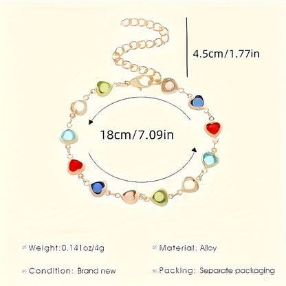 Antonella | Heart Charm Bracelet