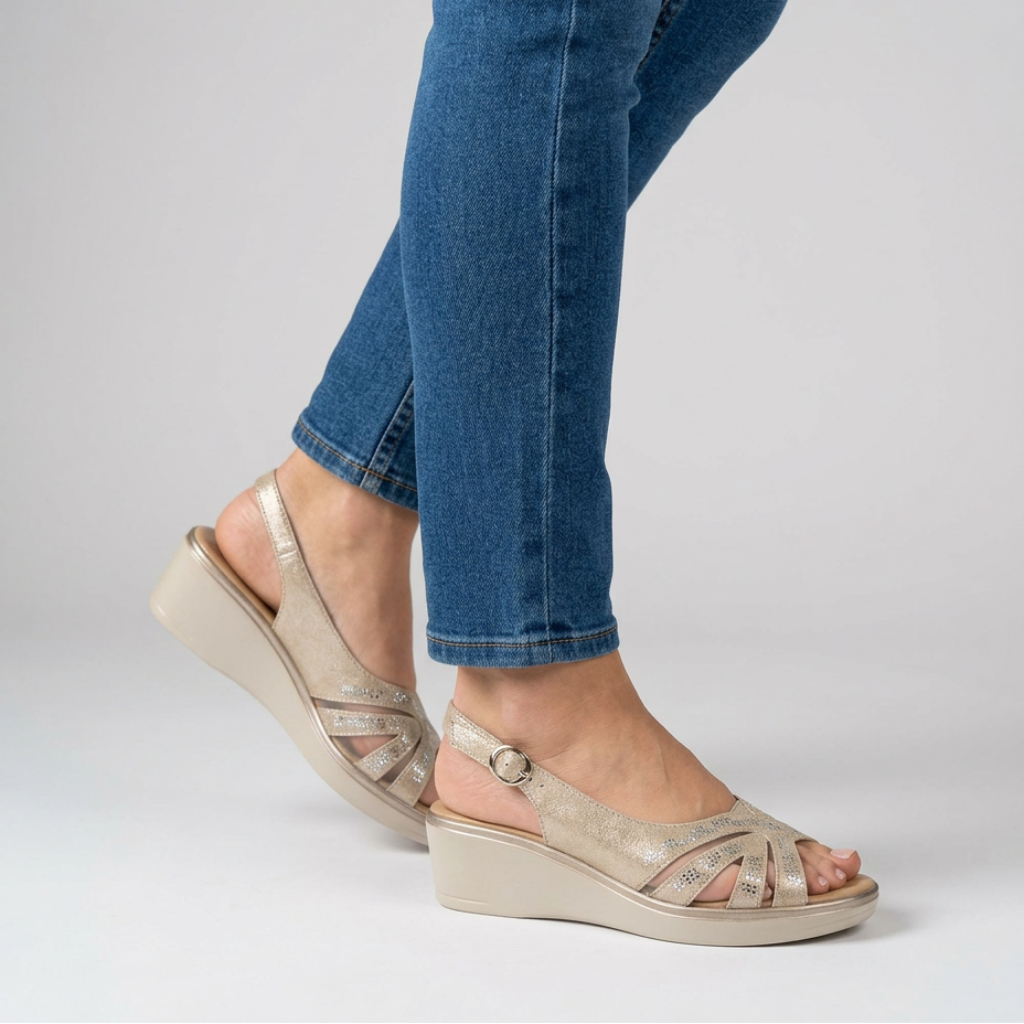 Silvana | Polished Slingback Sandals for Women