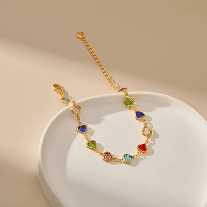 Antonella | Heart Charm Bracelet