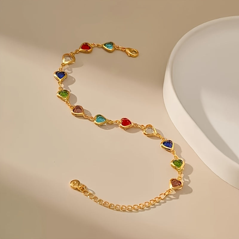 Antonella | Heart Charm Bracelet