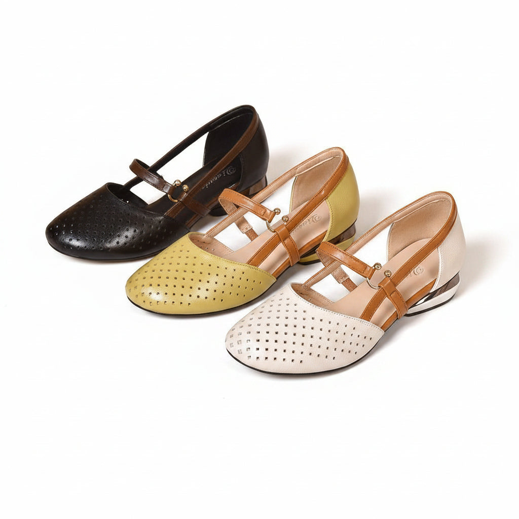 Verena | Komfortable Damen-Sandalen aus Weichem Lederoptik