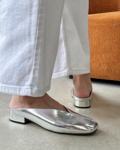 Hannah | Modern Sandals for Women in Metallic Finish
