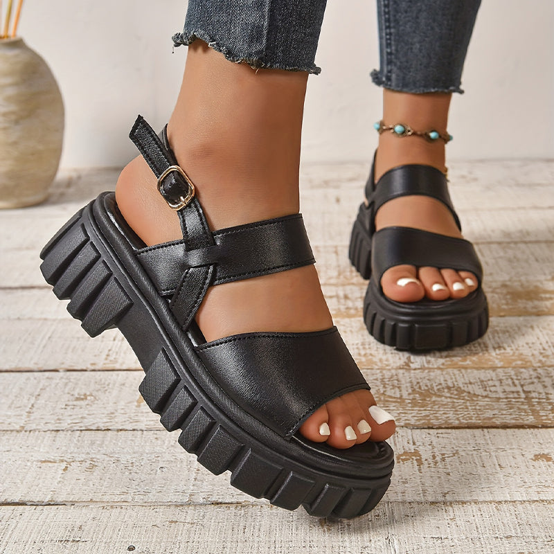 Margaux | Elegant Faux Leather Sandals, On-Trend Design, Comfortable to Wear