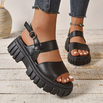 Margaux | Elegant Faux Leather Sandals, On-Trend Design, Comfortable to Wear