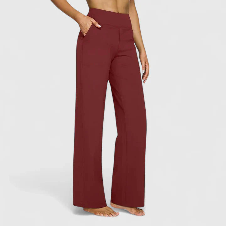 Ame | Versatile Chic Straight-Leg Pants with Pockets
