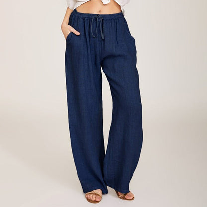 Enara | Wide-Leg Pants with Drawstring Waist