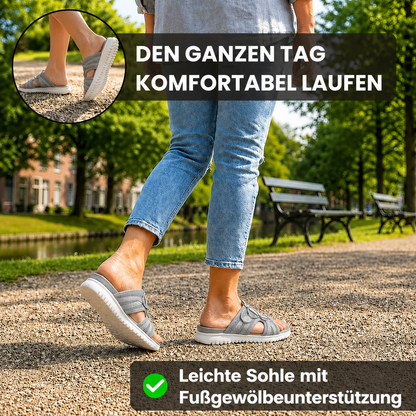Gretchen | Light Slip-On Sandals with Wide Fit