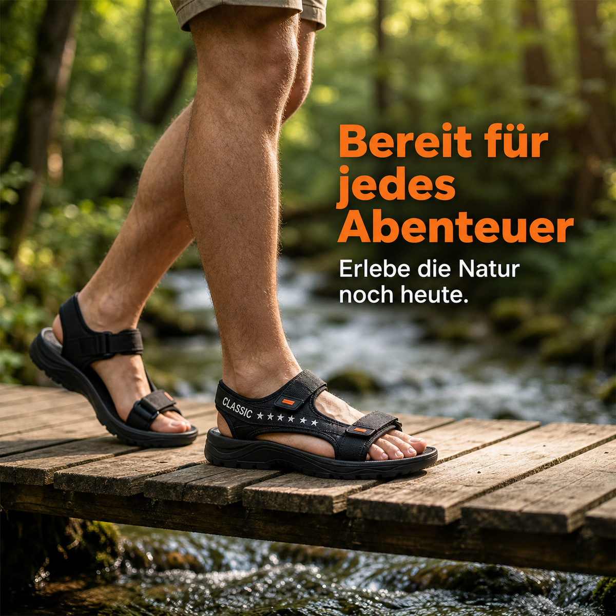 Ferdinand | Herren-Sandalen für Wandern und Freizeit
